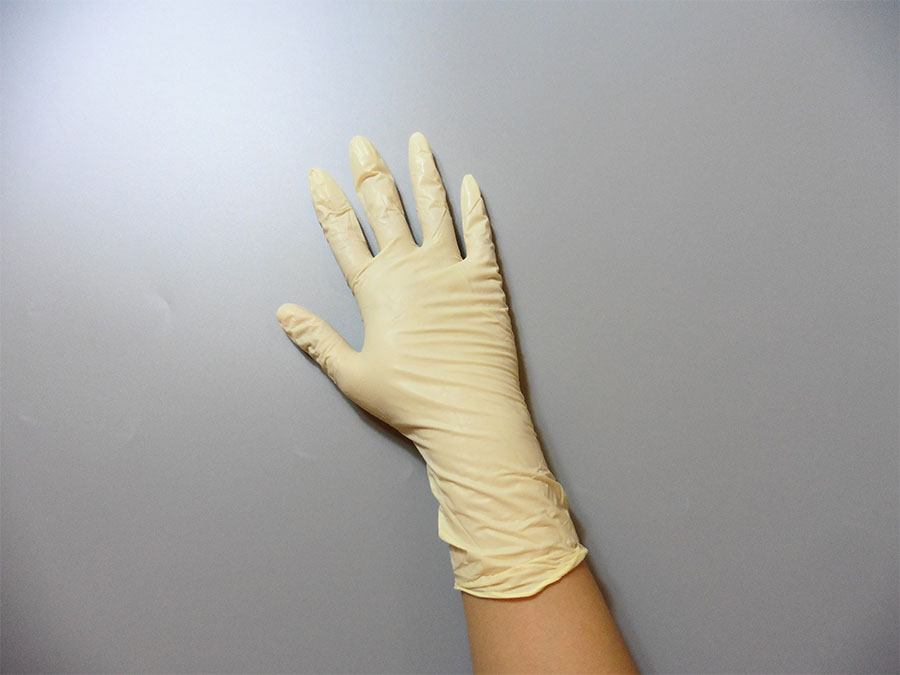 12寸一次性乳胶手套无粉净化
